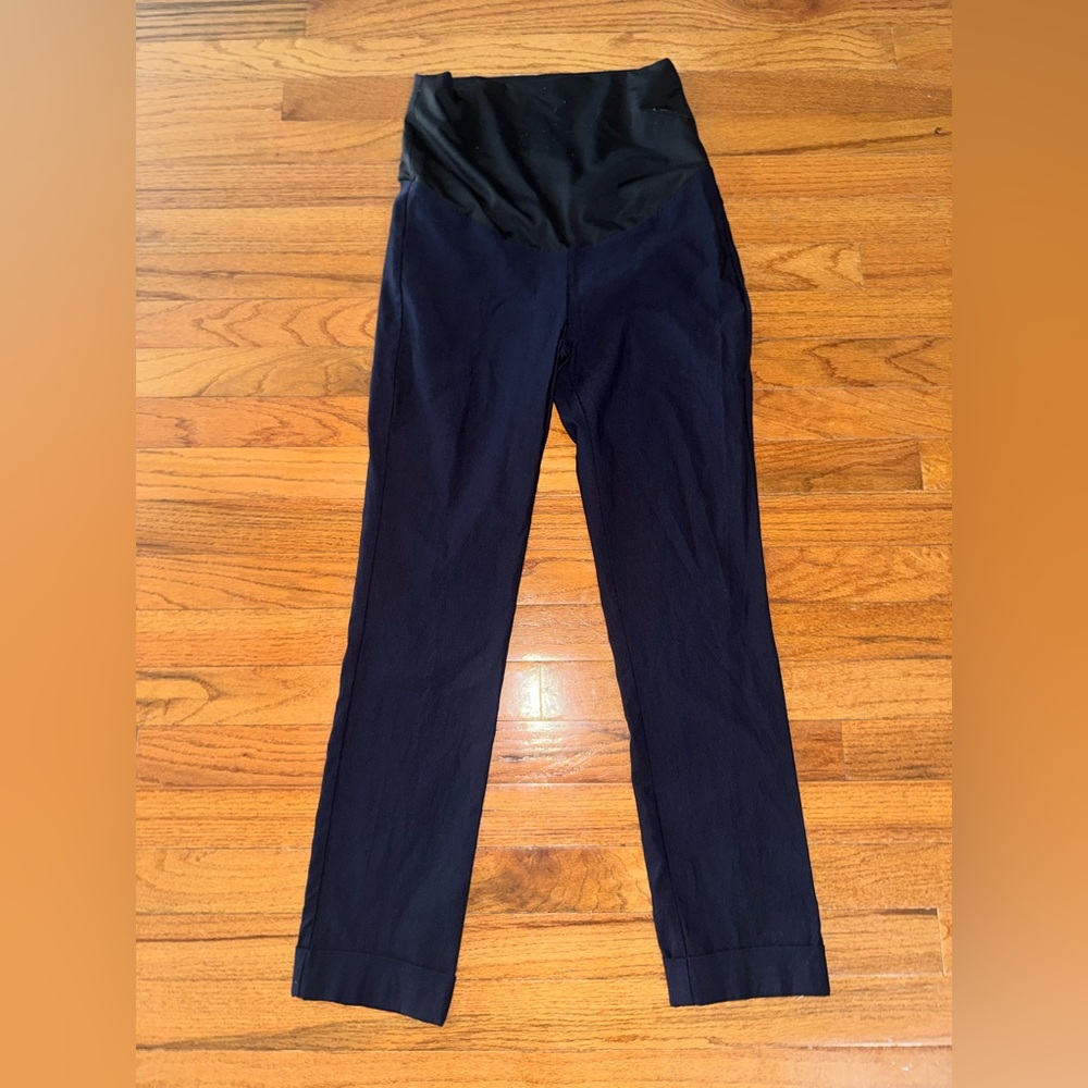 Tribal Navy Maternity Pants